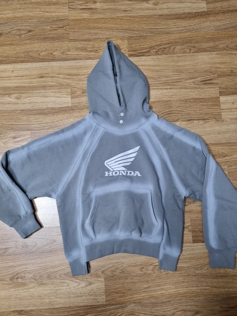 MUSINSA | Honda Motorcycle Vintage Cutoff Crop Hoodie Spray