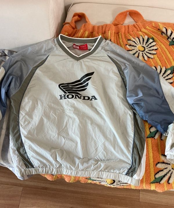 MUSINSA | Honda Motorcycle Speed Track nylon Long sleeve Beige