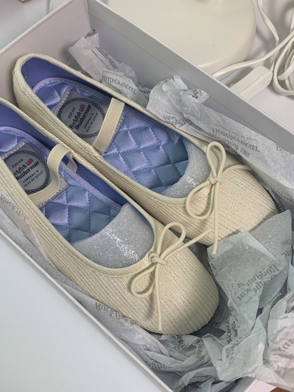 MUSINSA | ROCKFISH WEATHERWEAR HAZEL RIBBON FLAT(QUILTED