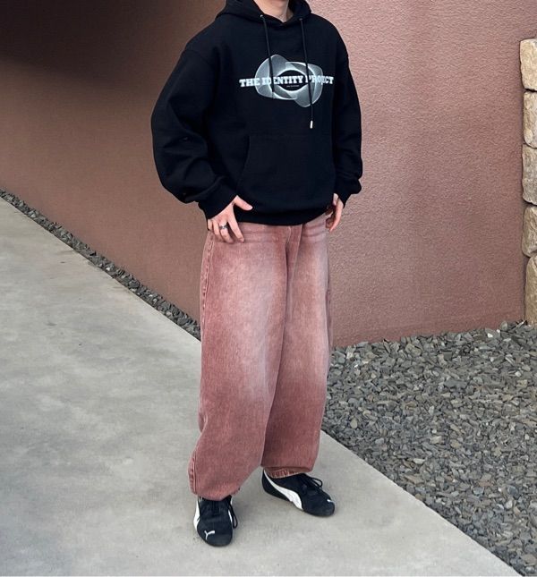 MUSINSA | NOT4NERD Extra Wide Balloon Pants - Pink