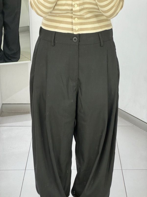パンツ NOT4NERD TR 3 Tuck Balloon Pants Stripe Navy PT093SNY MUSINSA | NOT4NERD TR 3 Tuck Balloon Pants - Stripe Brown