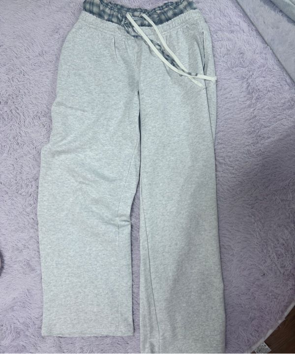 MUSINSA | SCULPTOR Boxer Layered Sweatpants Melange Gray