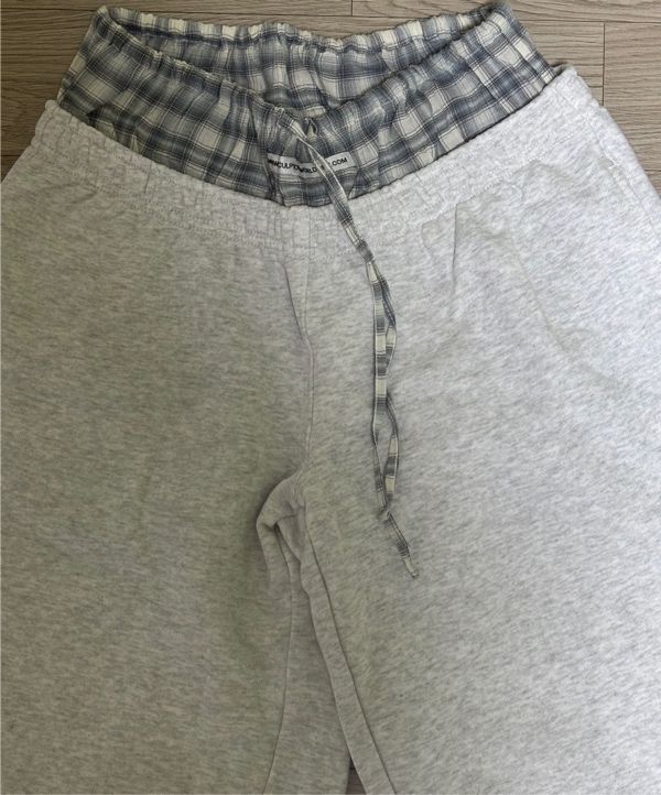 ★SCULPTOR★ Boxer Layered Sweatpants Melange Gray SC24S412N MUSINSA | SCULPTOR Boxer Layered Sweatpants Melange Gray