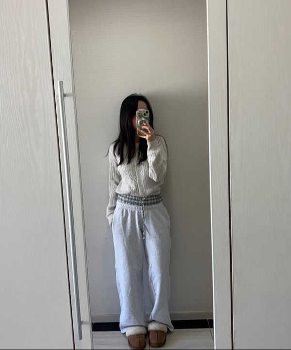 ★SCULPTOR★ Boxer Layered Sweatpants Melange Gray SC24S412N MUSINSA | SCULPTOR Boxer Layered Sweatpants Melange Gray