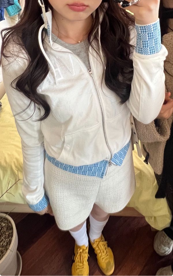 トップス SCULPTOR Heavenly Gingham Track Jacket MUSINSA | SCULPTOR Heavenly Gingham Track Jacket White