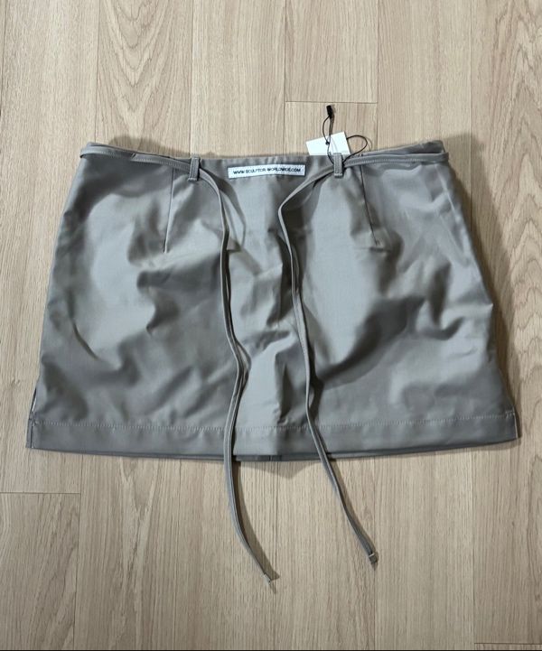 MUSINSA | SCULPTOR Go To Mini Skirt Beige