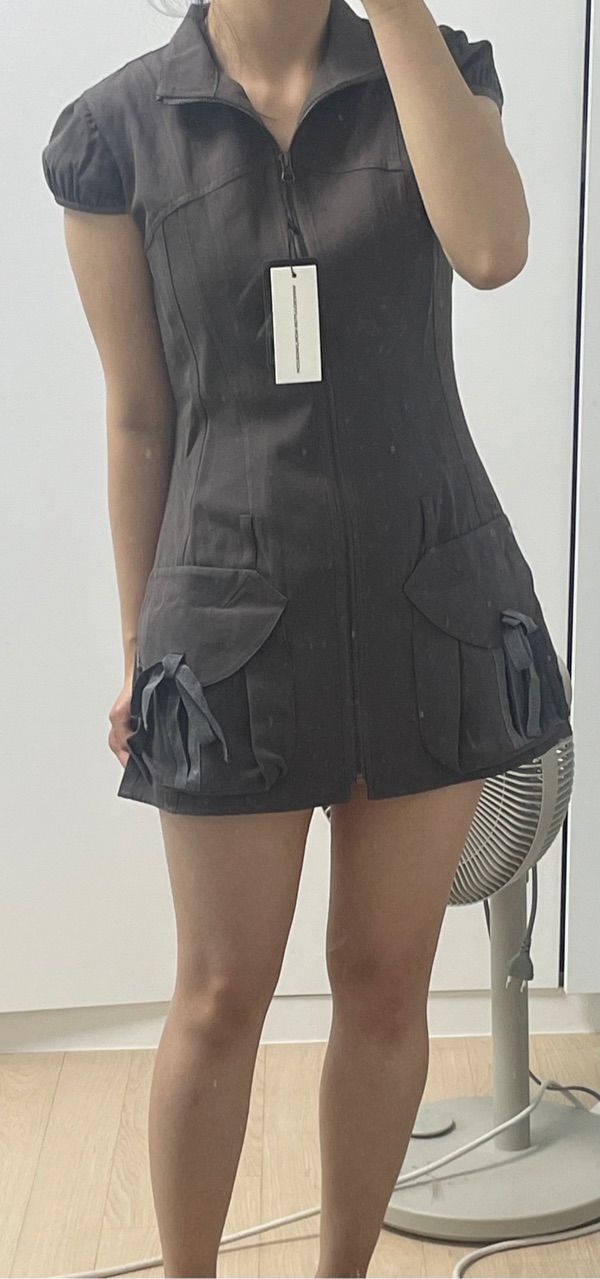 ★SCULPTOR★ Cargo ZipUp Dress Charcoal SC24S302CH MUSINSA | SCULPTOR Cargo Zip-Up Dress Soft Brown