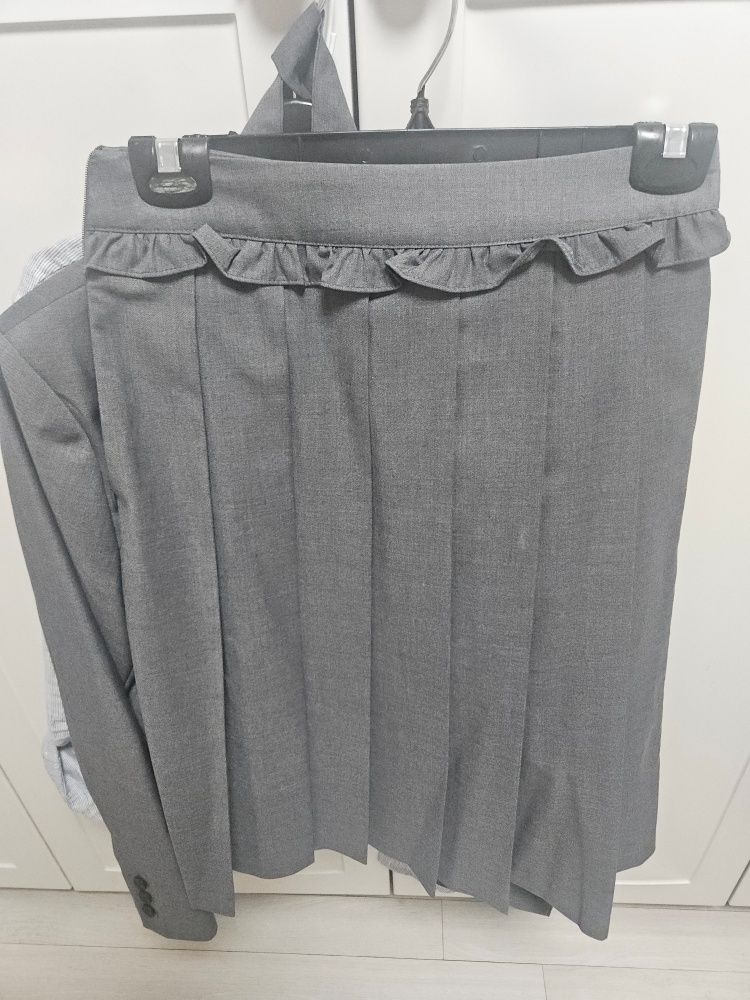 MUSINSA | CRANK Frill pleated midi skirt_dark navy