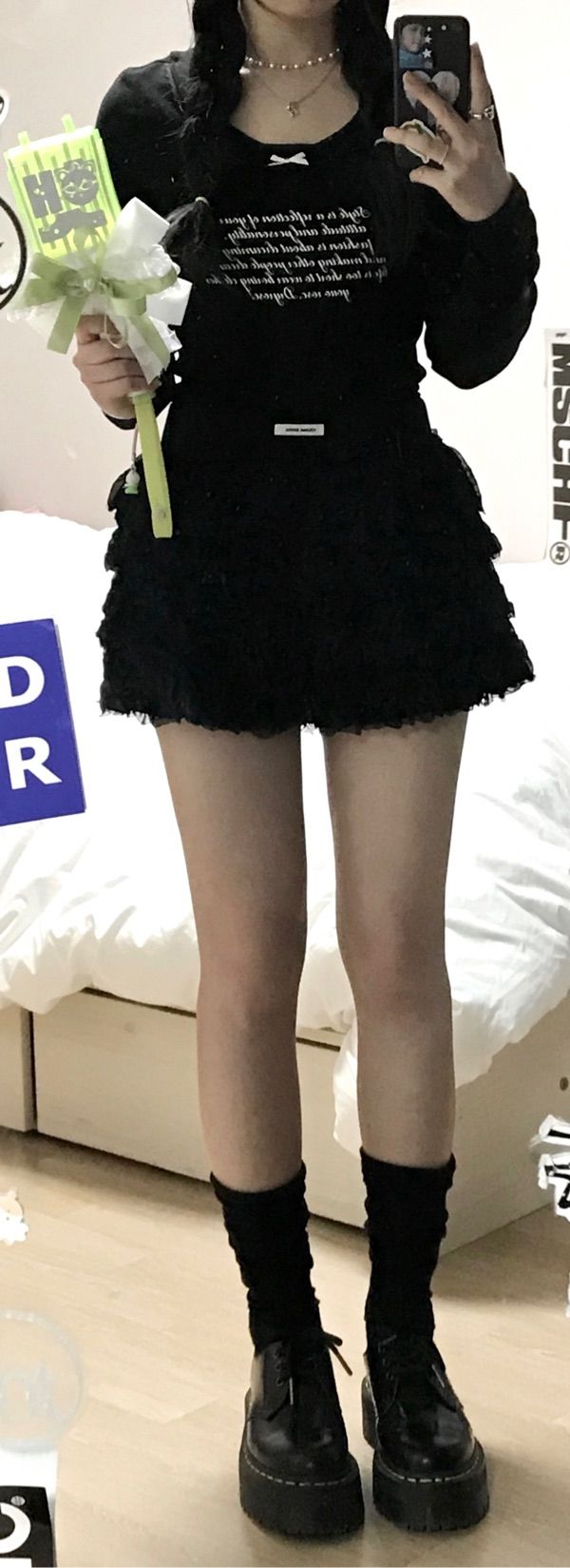 MUSINSA公式 | CRANK Cancan frill mini skirt_ivory