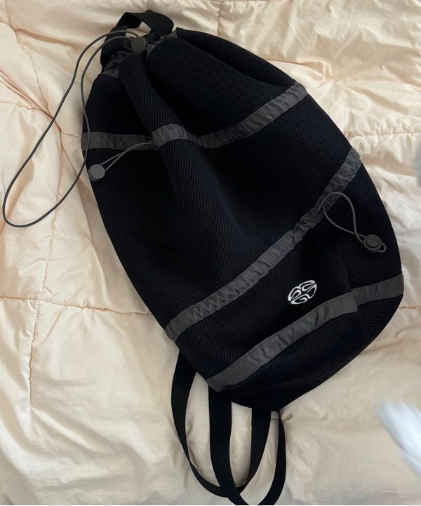MUSINSA | MAHAGRID AIR MESH GYM SACK GRAY(MG2ESMAB52A)