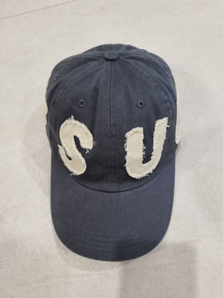 MUSINSA | SUNLOVE Cut Off Capital Cap Charcoal