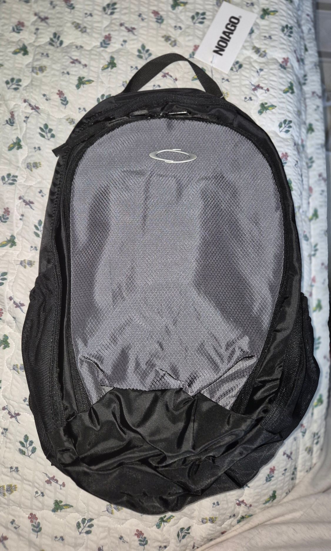 MUSINSA公式 | NOIAGO NOI1182 Space Logo Backpack (Gray)