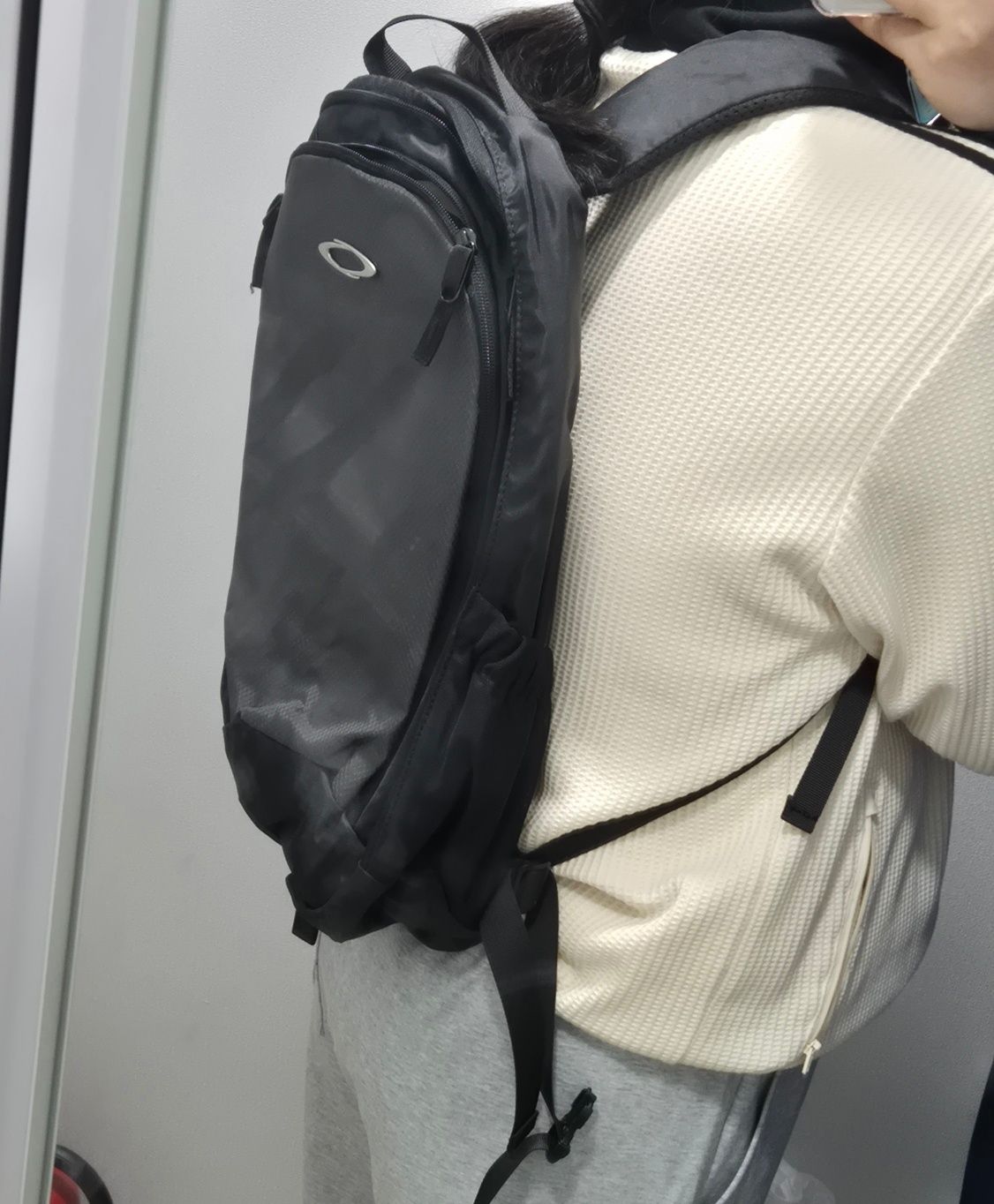 MUSINSA公式 | NOIAGO NOI1182 Space Logo Backpack (Gray)