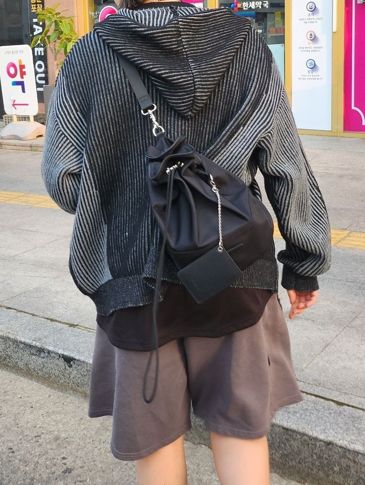 バックパック・リュック [ 4OUR B] Mini Multi Bucket Bag & CROSS BAG Black MUSINSA | 4OUR B Mini Multi Bucket Bag Black