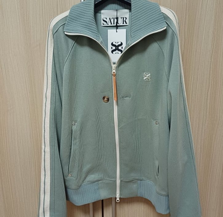 MUSINSA公式 | SATUR Lawton All Day Track Zip Up Jacket Olive