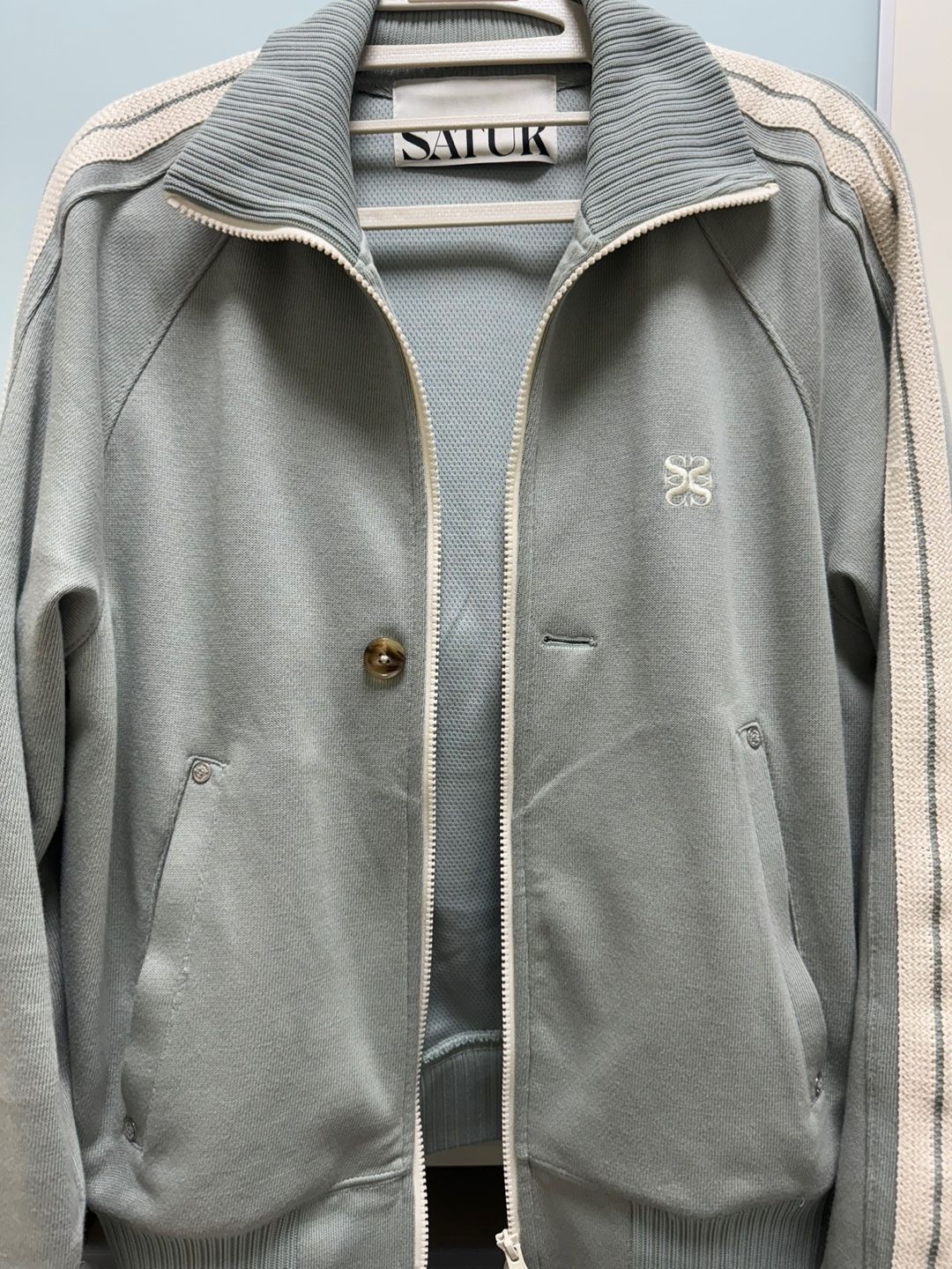 MUSINSA公式 | SATUR Lawton All Day Track Zip Up Jacket Olive