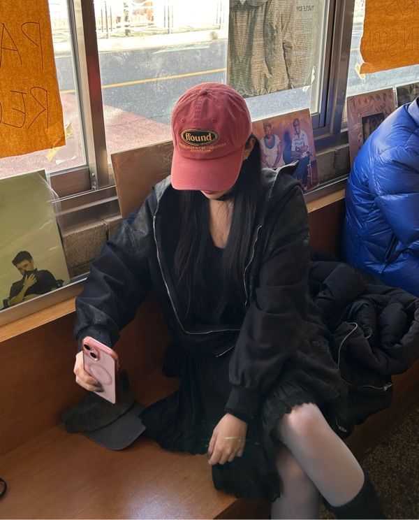 MUSINSA | HUMAN N CAT Pound washed vintage denim ball cap
