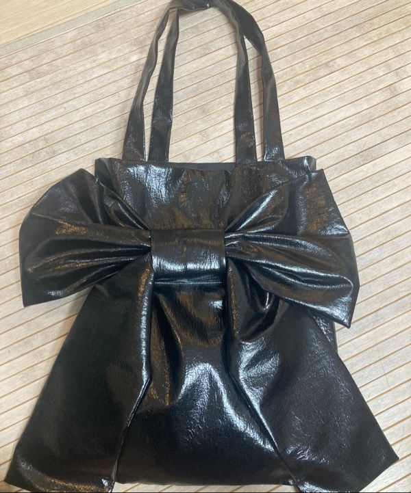 ★DEW E DEW E★RIBBON SHOULDER BAG MUSINSA | DEW E DEW E Ribbon shoulder bag_gray