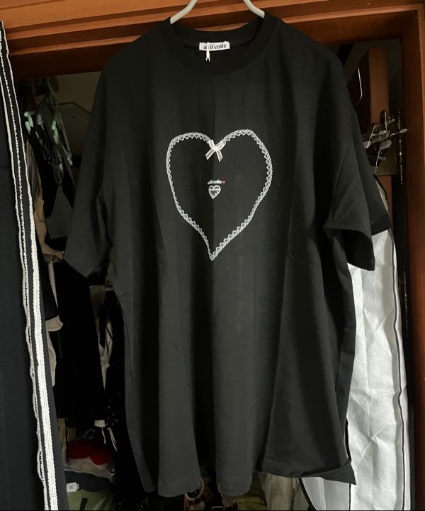 Tシャツ・カットソー asif CALIE LACE HEART OVERSIZED T-SHIRT 4BTR245 MUSINSA公式 | ASIF CALIE LACE HEART OVERSIZED T-SHIRT YELLOW