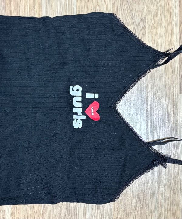 MUSINSA | ASIF CALIE CALIE GURLS SLEEVELESS BLACK