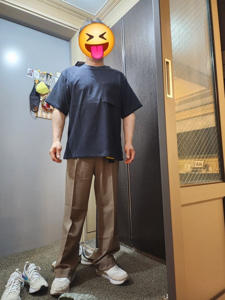 Tシャツ・カットソー *MUSINSA STANDARD* Crinkle Oversized Woven T-Shirt Dark Grey MUSINSA | MUSINSA STANDARD Crinkle Oversized Woven T-Shirt
