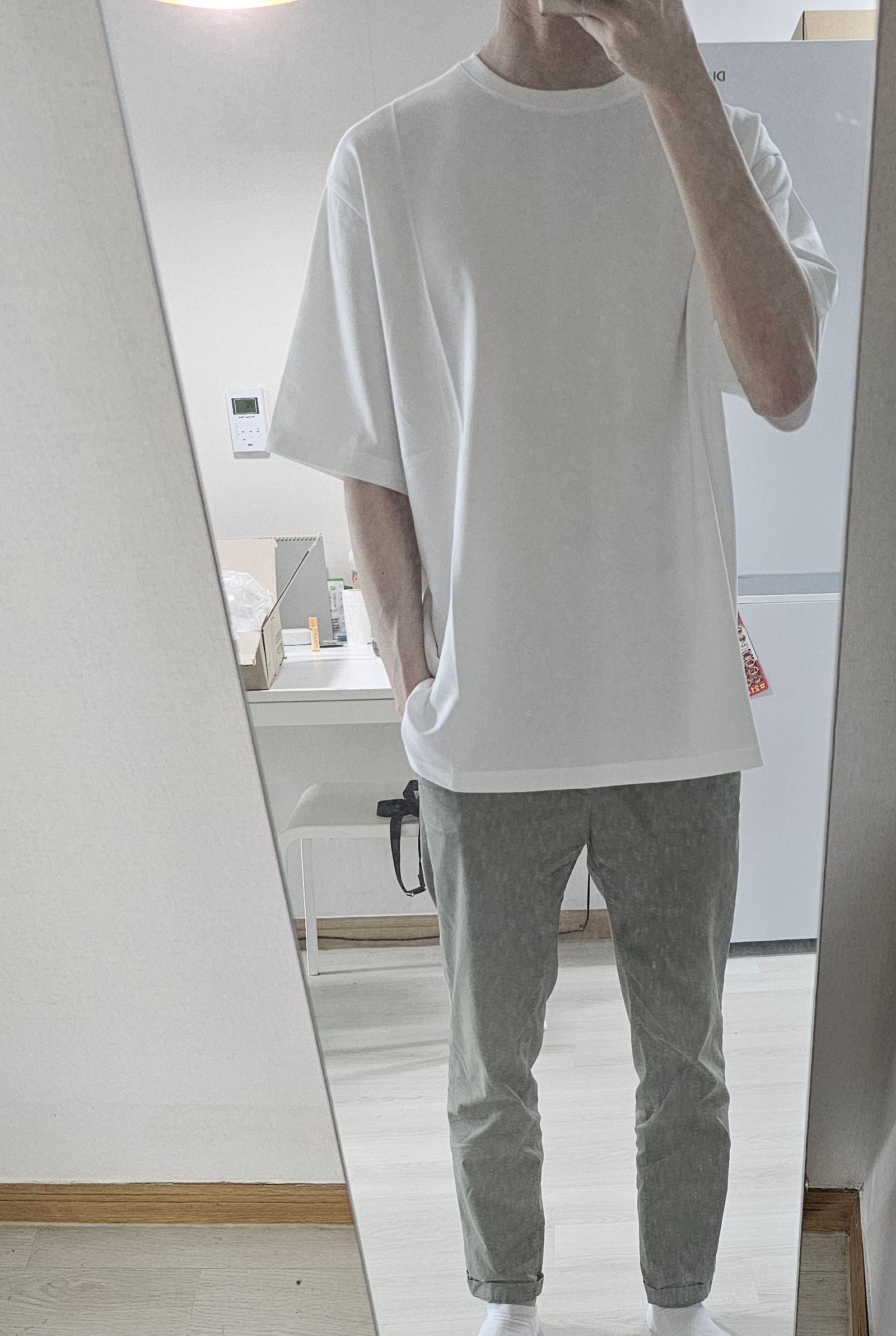 Tシャツ・カットソー *MUSINSA STANDARD* Optimal Relaxed Crew Neck T-Shirt Sage Gr MUSINSA | MUSINSA STANDARD Optimal Relaxed Crew Neck T-Shirt