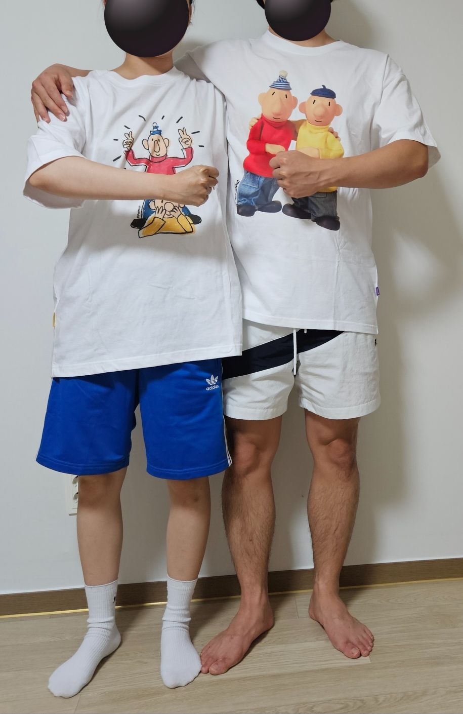 Tシャツ・カットソー LAUGHER PATMAT Best Friend T-Shirt White PM8 MUSINSA公式 | LAUGHER [PAT&MAT] Best Friend T-shirt - White