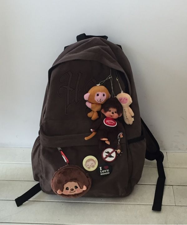【韓国 HOODHOOD】HD Logo applique backpack MUSINSA | HOODHOOD HD Logo Applique Backpack Leopard