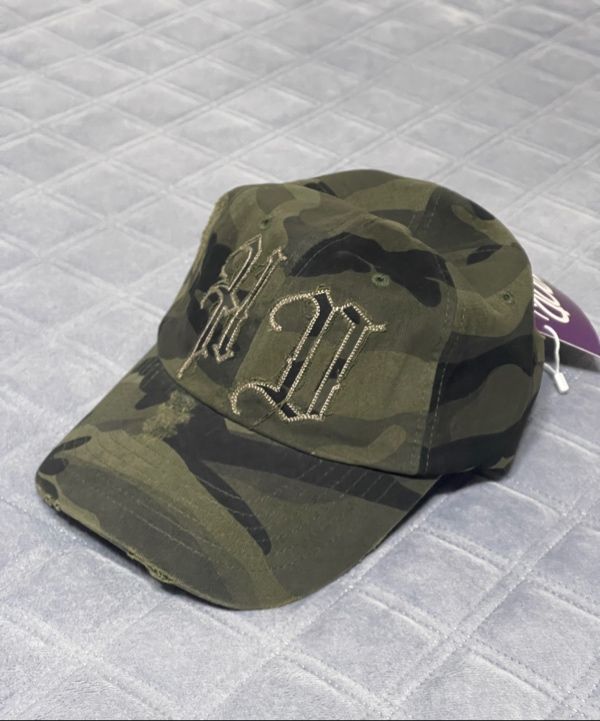●HOODHOOD● HD Applique Damage Ball Cap Brown HDBD01AC01-3 MUSINSA | HOODHOOD HD applique damage ball cap brown