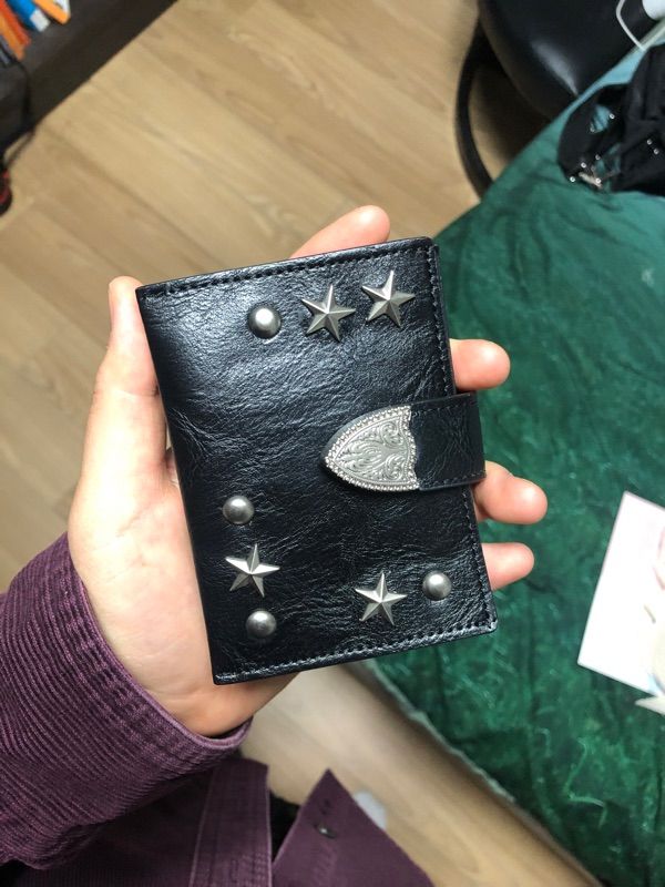 MUSINSA公式 | ILLIGO Western Accordion Card Holder Black