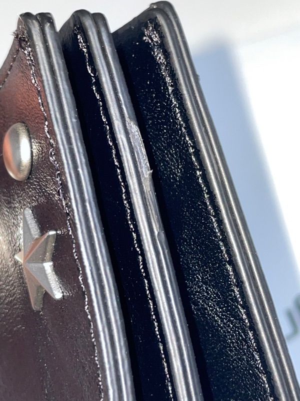 MUSINSA | ILLIGO Western Accordion Card Holder Black