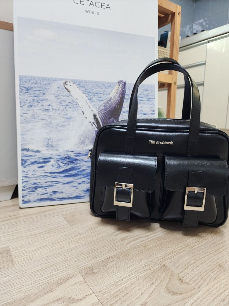 MUSINSA公式 | FILLINTHEBLANK PK Middle Shoulder Bag (black)