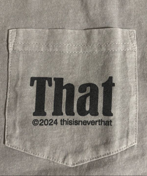 MUSINSA | thisisneverthat® That Pocket L/S Tee Olive