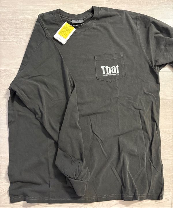 MUSINSA公式 | thisisneverthat® (SS24) That Pocket L/S Tee