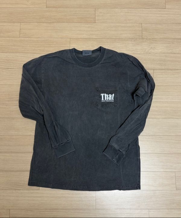 【THISISNEVERTHAT】That Pocket L/S Tee Charcoal MUSINSA | thisisneverthat® (SS24) That Pocket L/S Tee Charcoal