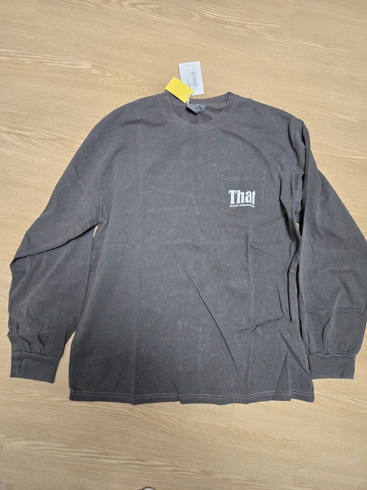 【THISISNEVERTHAT】That Pocket L/S Tee Charcoal MUSINSA | thisisneverthat® (SS24) That Pocket L/S Tee Charcoal