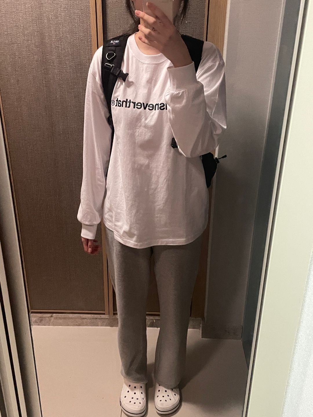 MUSINSA | thisisneverthat® (SS24) T-Logo L/S Tee - Black