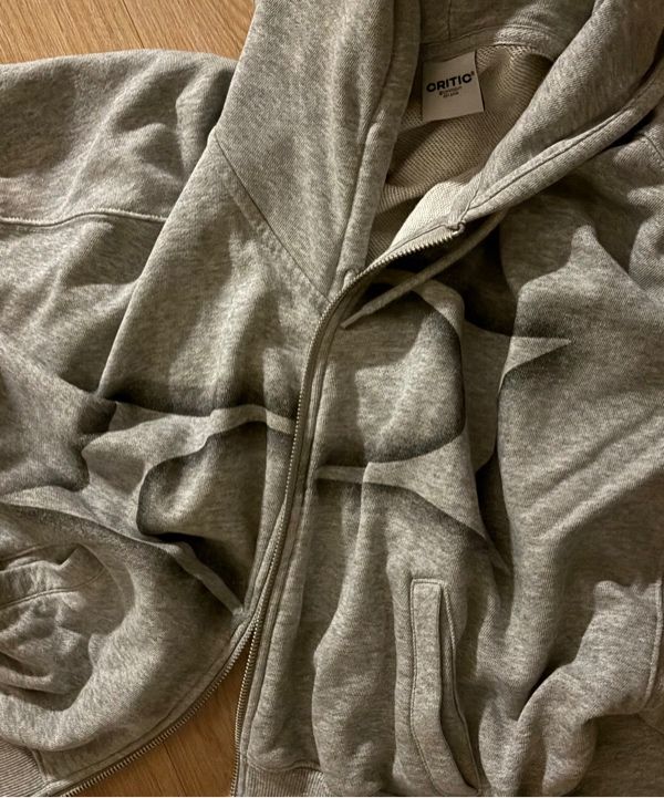 ◆25SS CRITIC SPIKE WORMHOLE SWEAT SHIRTS/2色◆ MUSINSA | CRITIC CROP WORMHOLE LOGO HOODIE ZIP-UP BLACK