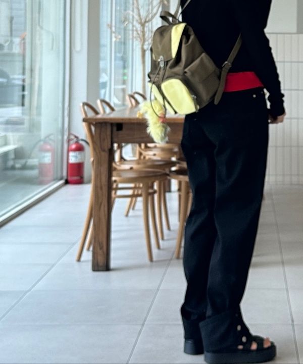 MUSINSA | VUNQUE Hey Double Pocket Backpack M (헤이 더블 포켓 백팩