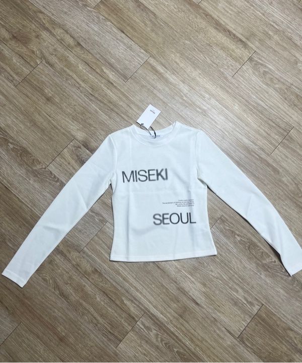 MISEKI SEOUL★韓国★人気★Mini logo long sleeves 2色 Miseki seoul】Mini logo long sleeves | OUR BRAND,Miseki