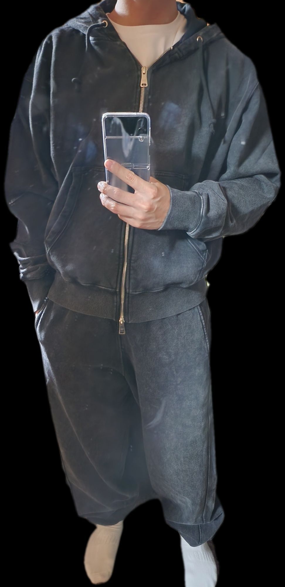 MUSINSA | COOR Garment Dying Essential Sweatpants (Washed