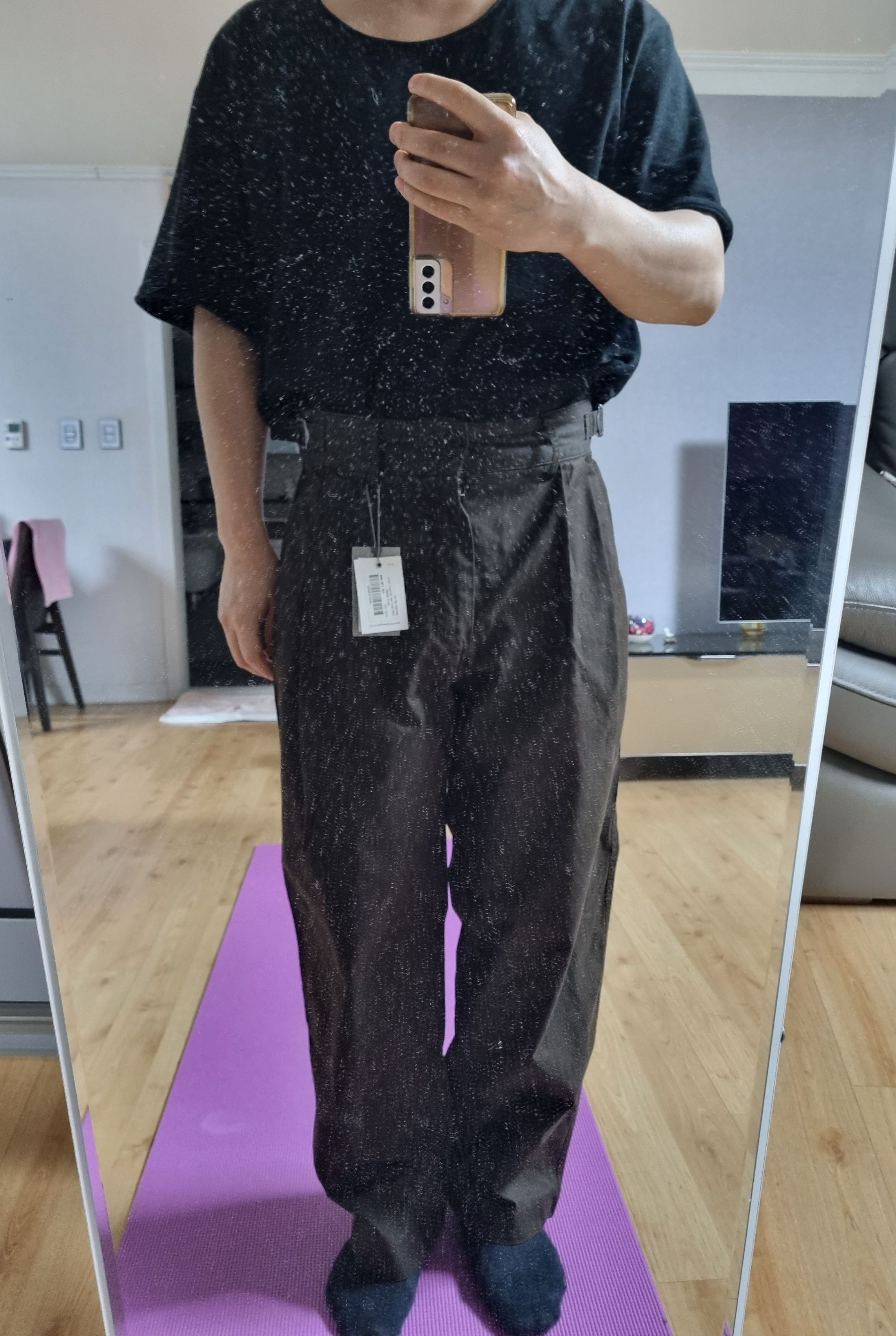 パンツ ANOTHER OFFICE Santiago Garment Pants MUSINSA | ANOTHER OFFICE Santiago Garment Pants (Graphite)