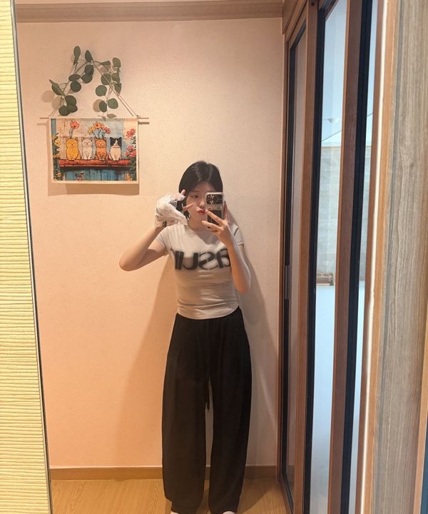 MUSINSA公式 | LIKE THE MOST ピンタックver2 ワイドトレーニング