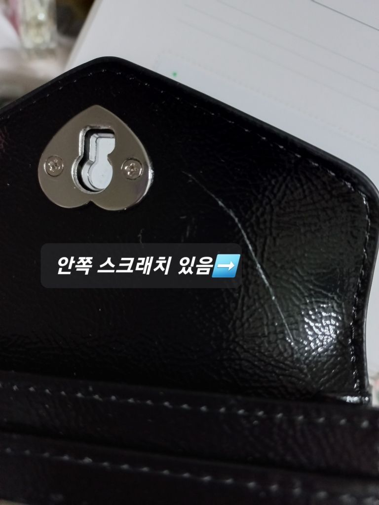★lemasque★ Heartlock Compact Business Card Holder Black L0 MUSINSA | LEMASQUE Heartlock compact business card card