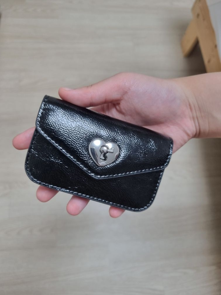 財布・小物その他 Heartlock compact business card card wallet black MUSINSA公式 | LEMASQUE Heartlock compact business card card