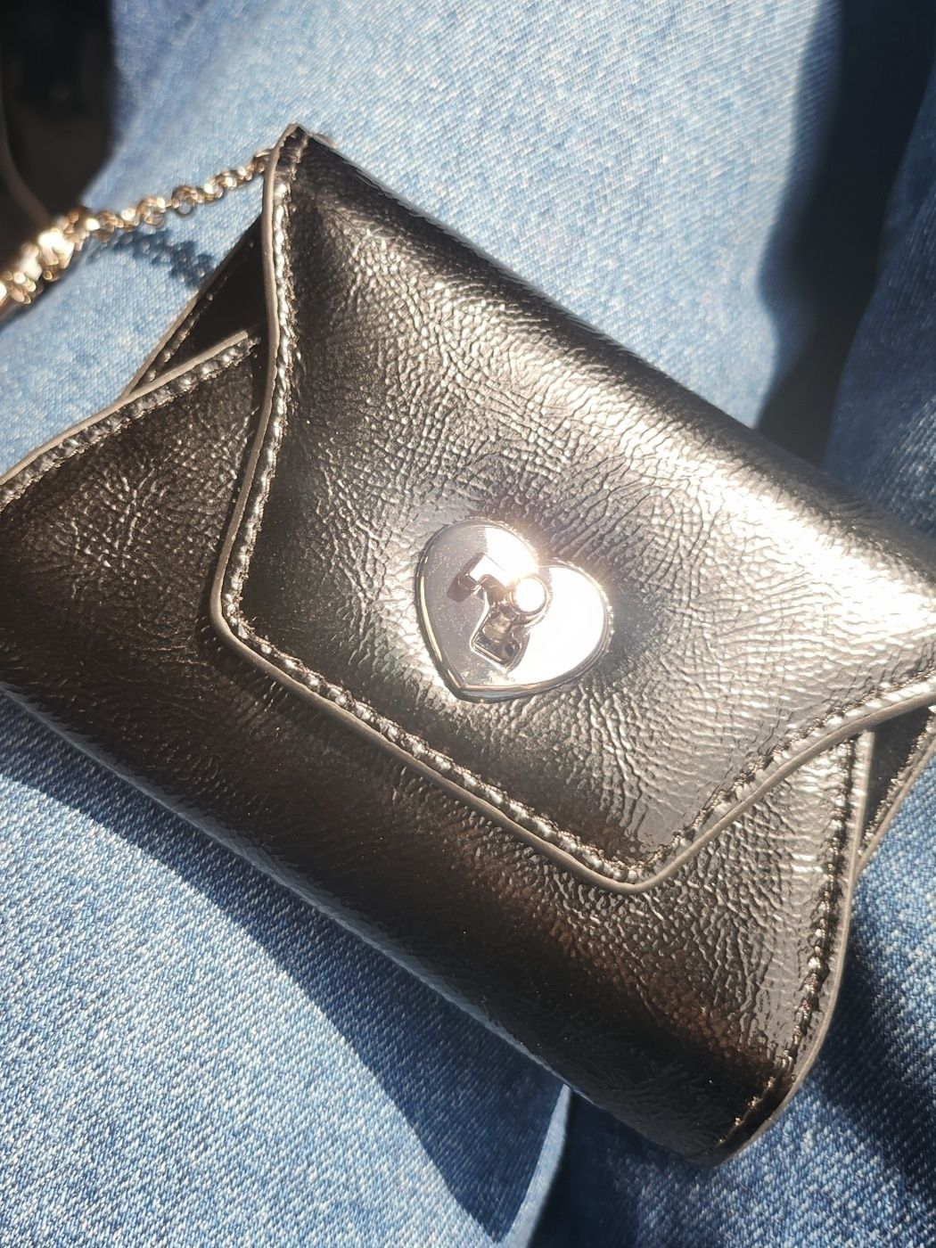 【LE MASQUE】Heartlock keyring multi pouch card wallet Heart Lock Keyring Multi Pouch Card Wallet Skyblue - LE