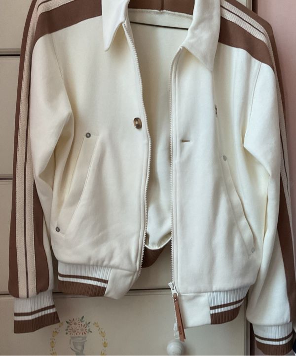 MUSINSA公式 | SATUR Lawton collar track zip-up jacket resort