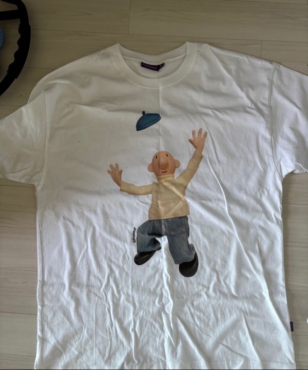 Tシャツ・カットソー LAUGHER PATMAT WOW T-Shirt White PM18 MUSINSA公式 | LAUGHER [PAT&MAT] Wow, pat T-shirt. - White