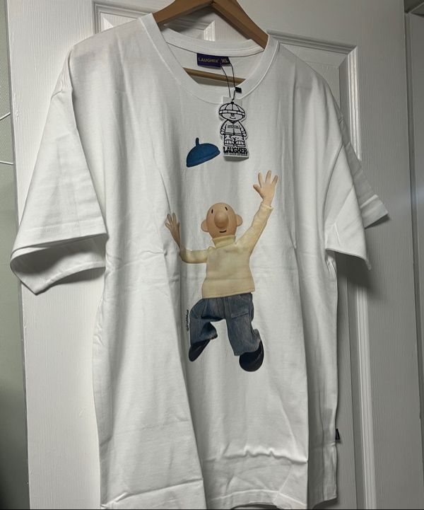 Tシャツ・カットソー LAUGHER PATMAT Wow Matt T-Shirt White PM22 MUSINSA公式 | LAUGHER [PAT&MAT] Wow, pat T-shirt. - White