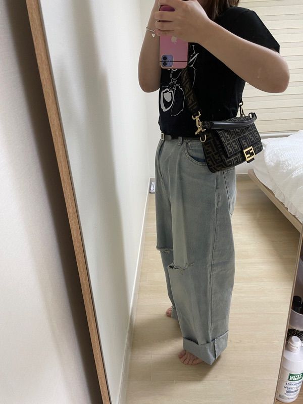 ◆UNKNOWN PLANET◆ Side belted destroyed wide denim pants li MUSINSA | UNKNOWN PLANET Side Belted Destroyed Wide Denim